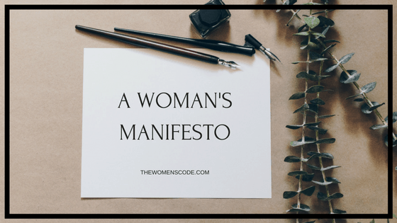 A Woman’s Manifesto