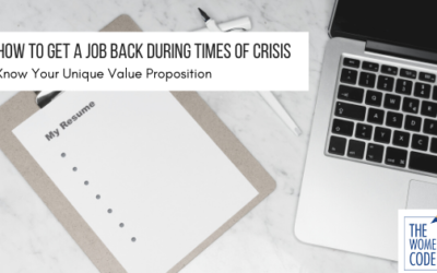 How To Get A Job Back During Times Of Crisis
