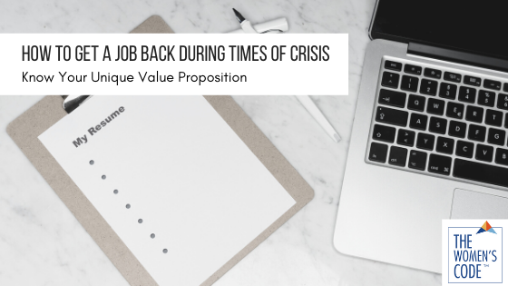 How To Get A Job Back During Times Of Crisis