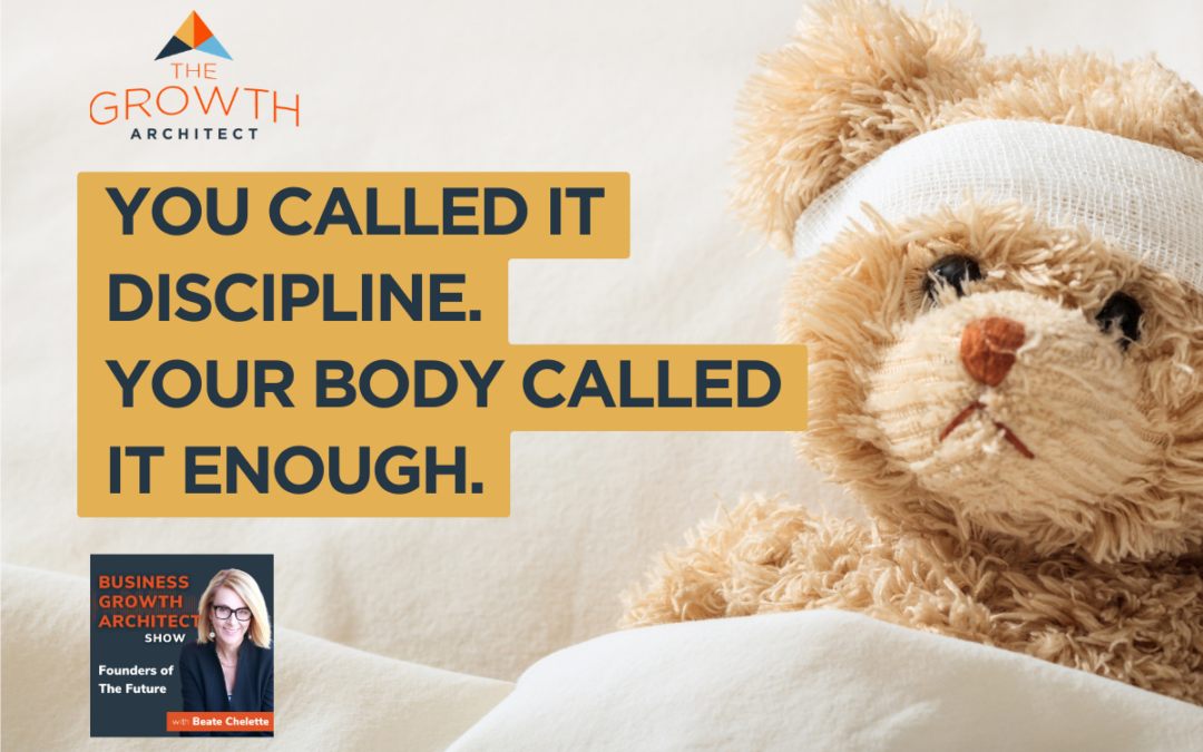 When Your Body Stops You Because You Won’t Stop Yourself